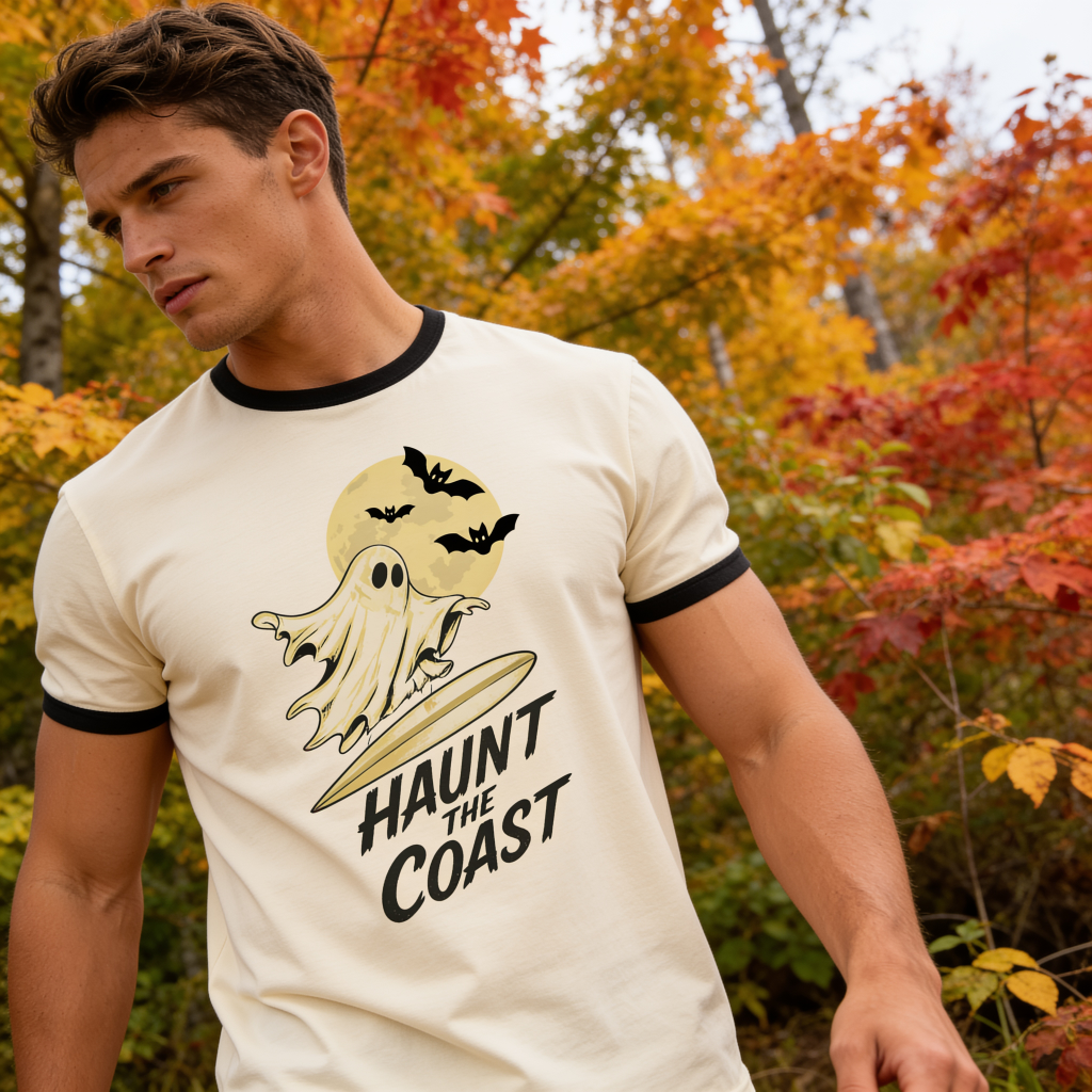 Haunt ringer t-shirt