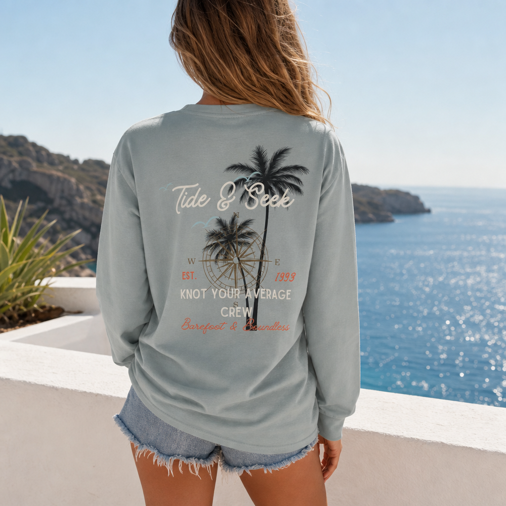 Men's heavyweight long sleeve t-shirt Tide&Seek